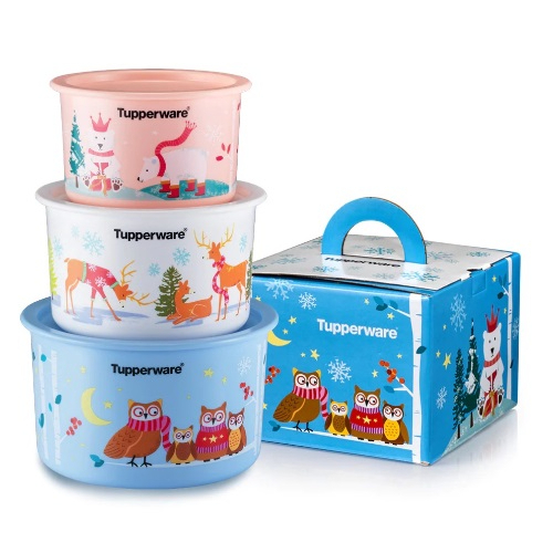 TUPPERWARE Limited edition Hello Kitty One Touch Collection 4in1 Set