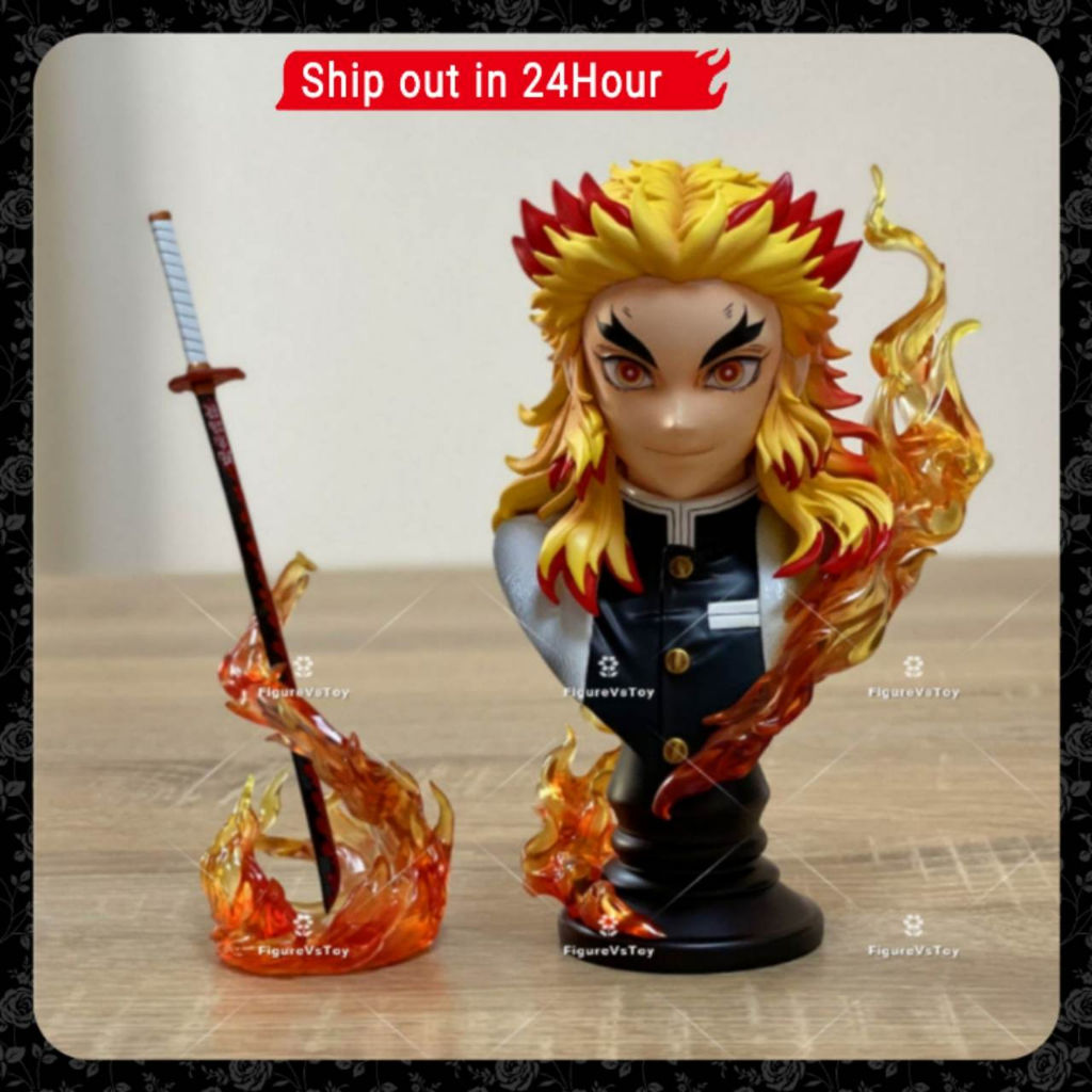 Rengoku Kyojuro Resin Statue - Kuan Zhai Studio [Pre-Order Closed]