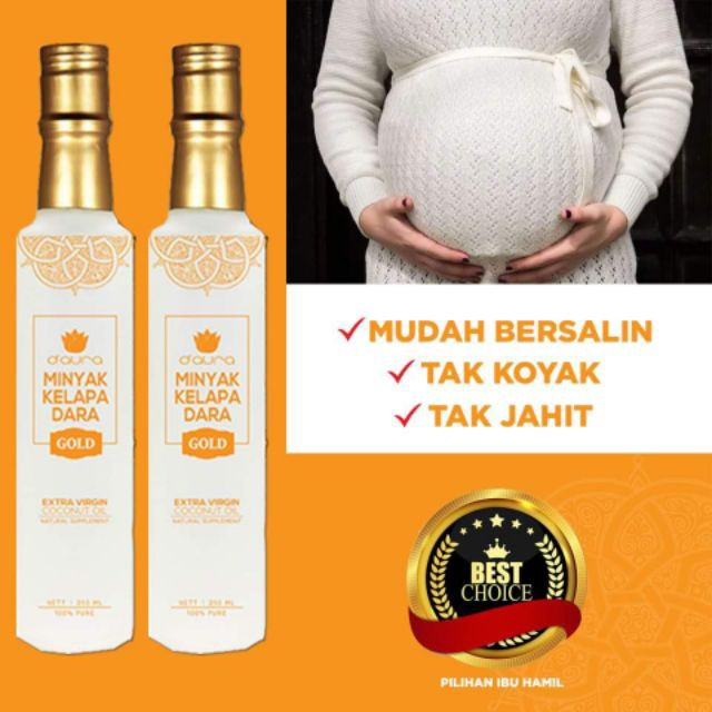 D Aura Minyak Kelapa Dara Original Hq Virgin Coconut Oil Vco Gold