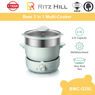 Multi-Purpose 3 in 1 Multi Cooker 2.5L - Bear Malaysia