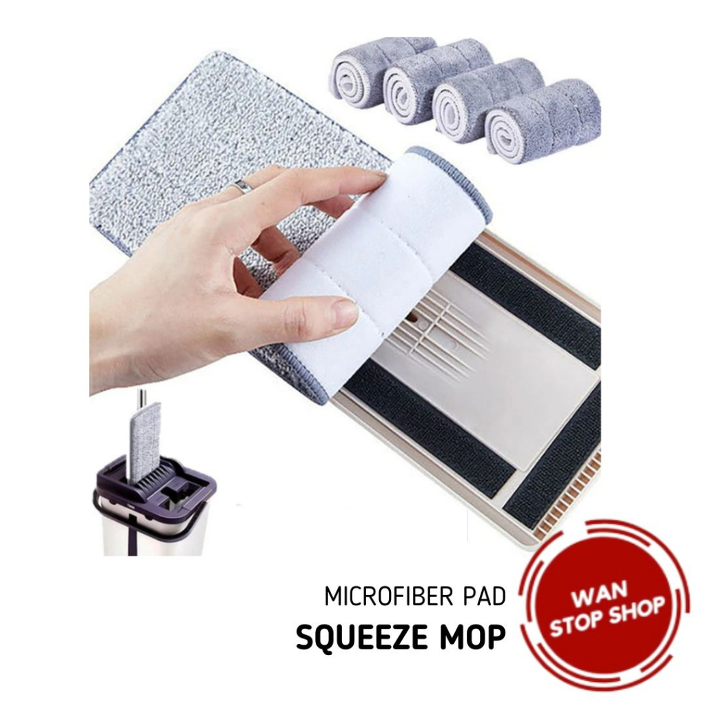 1 Pcs Microfiber Cloth Pad Replacement for Flat Floor Mop Wet & Dry