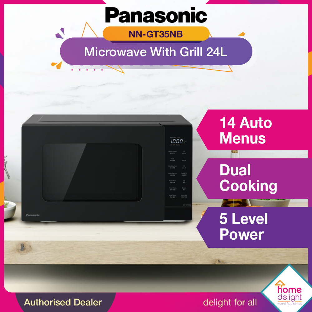 Panasonic Microwave Oven With Grill Function 24L [ NNGT35NB / NN