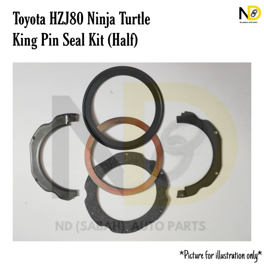 TOYOTA HZJ80 NINJA TURTLE KIN PIN SEAL KIT (HALF) 43204-60030 | Shopee ...