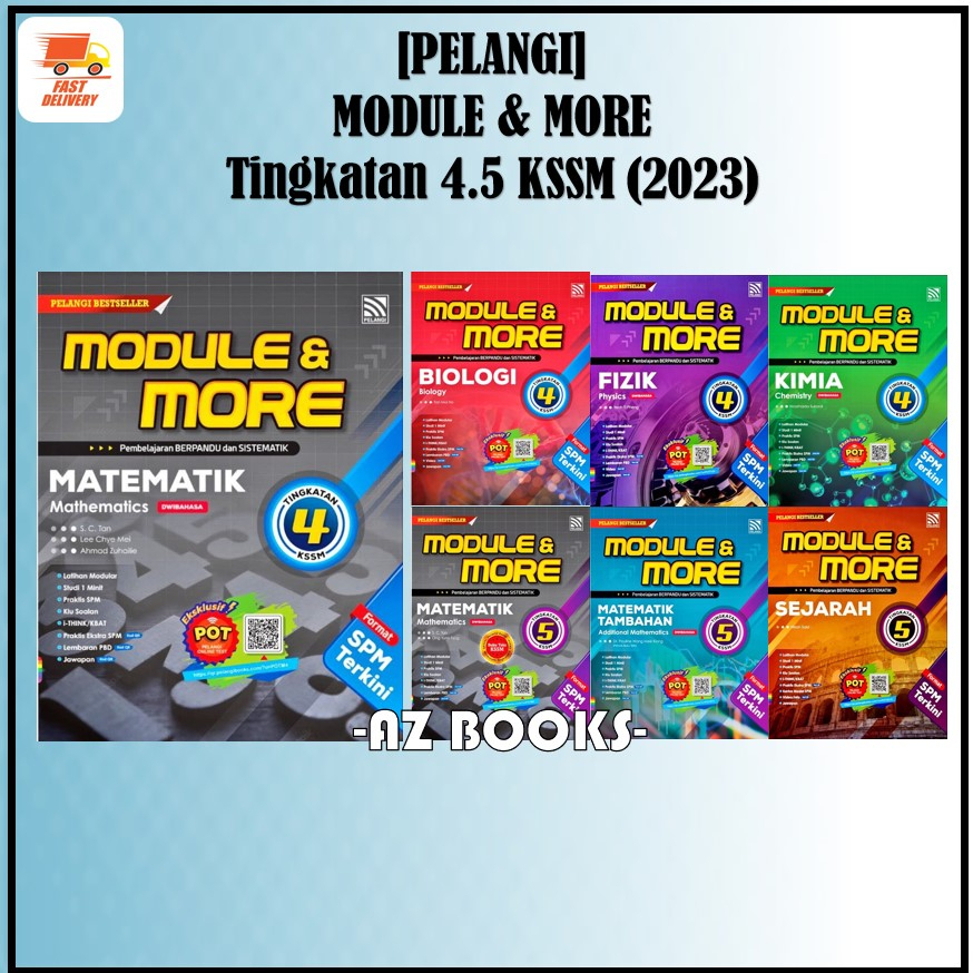 [AZ] PELANGI: Buku Latihan Module & More Tingkatan 4.5 KSSM (2023 ...