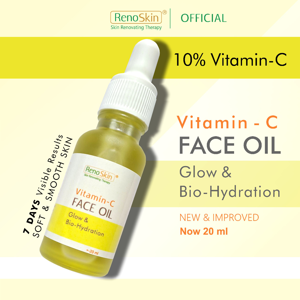 Vitamin C Face Oil, Vitamin C Serum, Facial Oil, Mugwort, Squalane