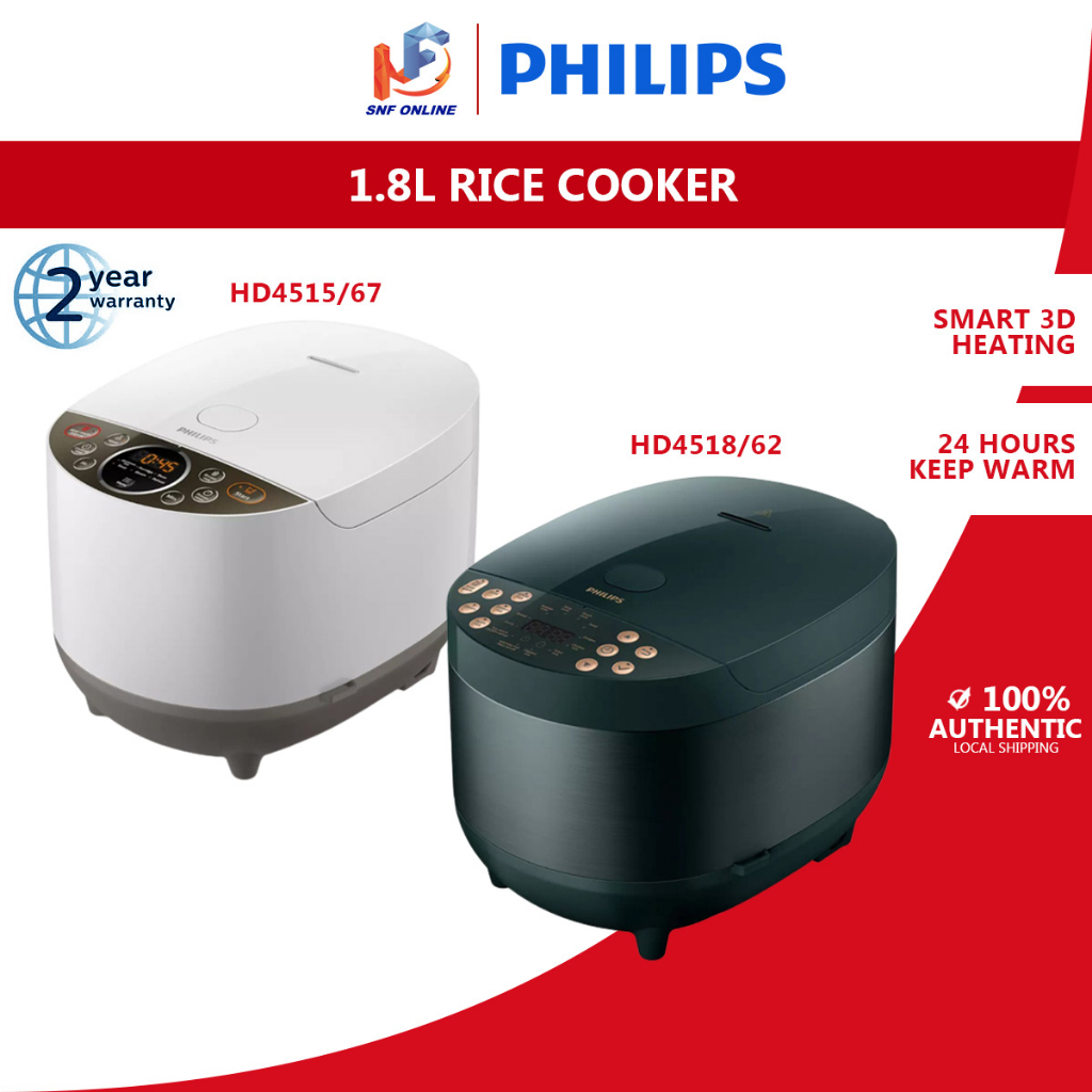Philips Digital Rice Cooker (1.8L) HD4515/67 HD4518/62 Shopee Malaysia