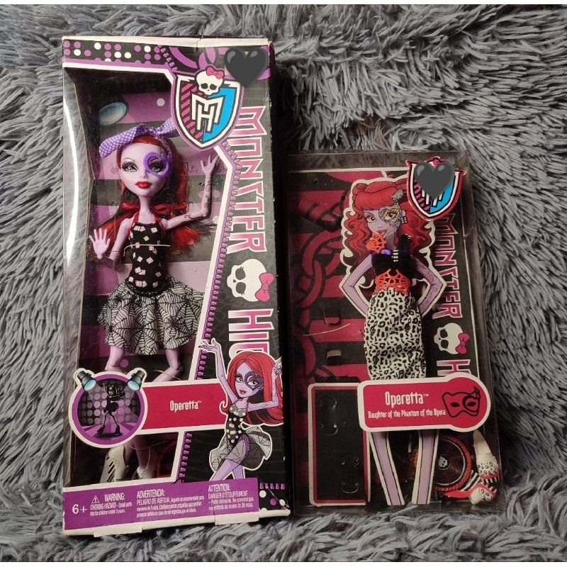 MONSTER HIGH DANCE CLASS SERIES OPERETTA DOLL+OPERETTA FASHION PACK ...