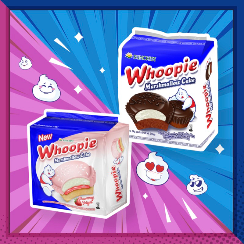 Whoopie Marshmallow Cake (10 pieces per pack) Shopee Malaysia