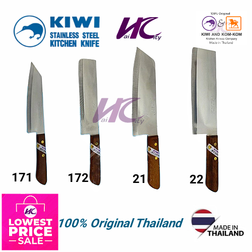 Kiwi Brand Stainless Steel 8 inch Thai Chef's Knife No. 21