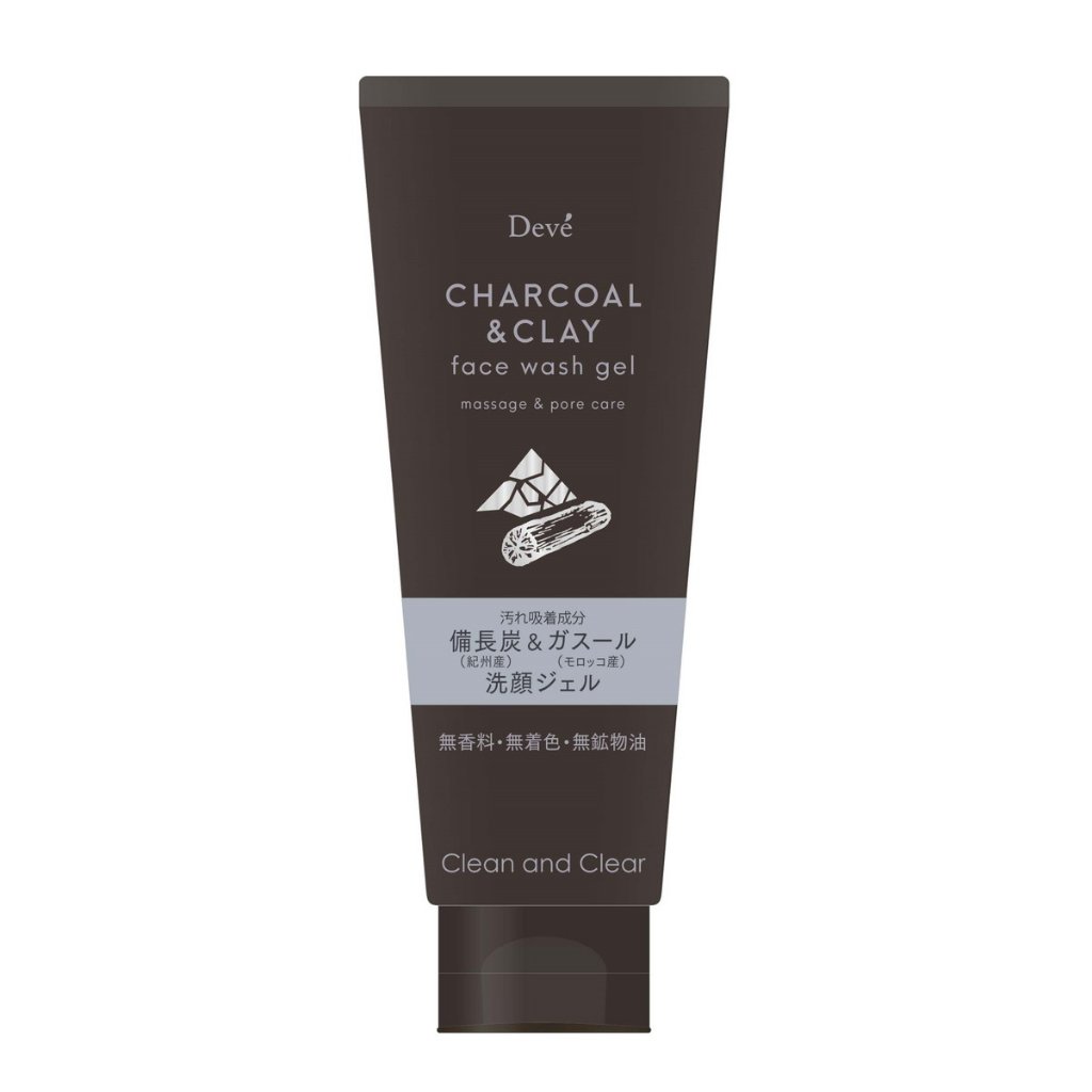 Kumano Deve Charcoal & Clay Face Wash Gel Tube Type 200g Shopee Malaysia