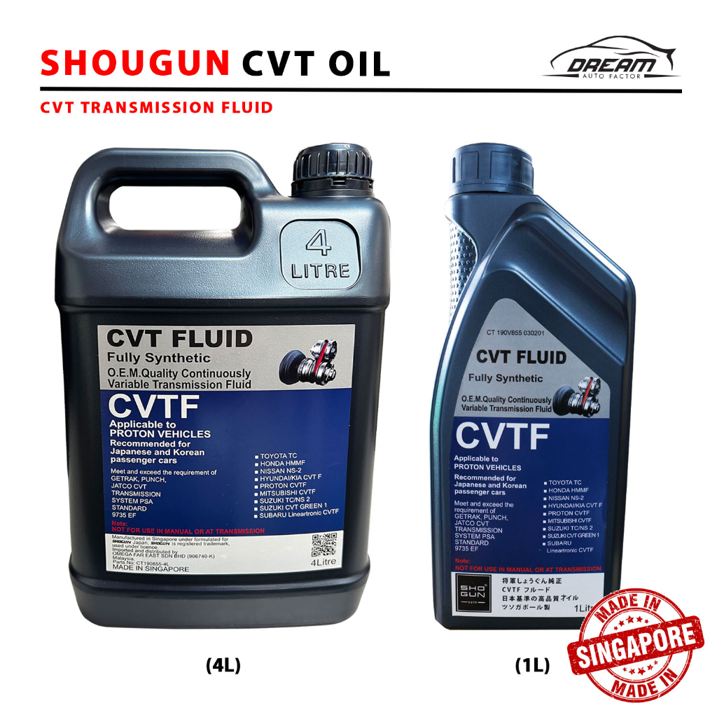 Shogun CVT Transmission Fluid Gear Oil Proton Saga FLX VVT Persona VVT