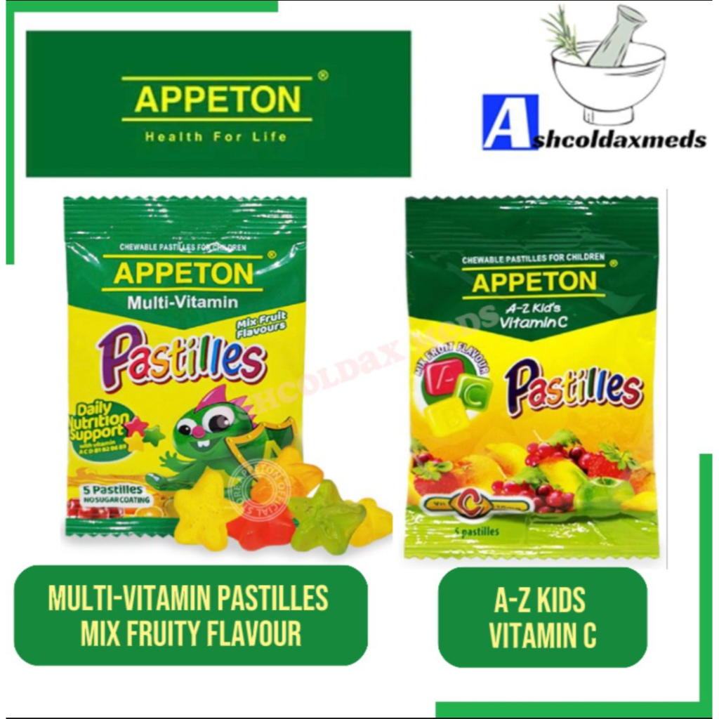 APPETON A-Z KIDS VITAMIN C /MULTI-VITAMIN PASTILLES 5'SX1 | Shopee Malaysia