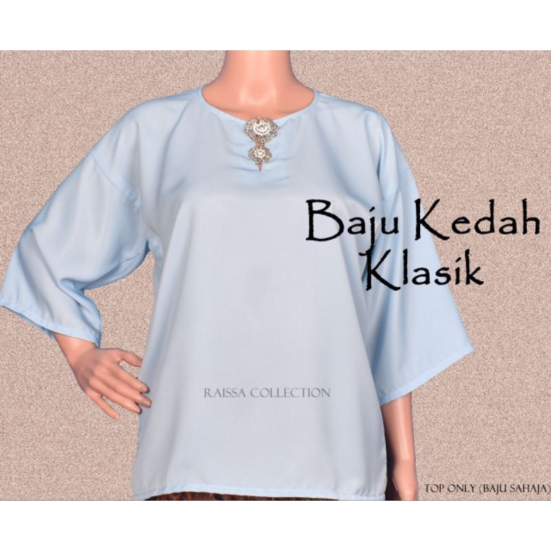 [NEW ARRIVAL] Baju Kedah Klasik Plain Material Cotton Silk (BAJU SAHAJA ...