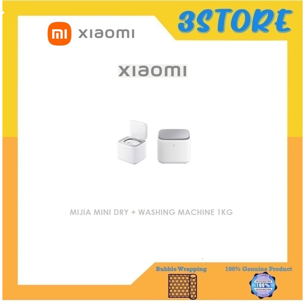 Xiaomi Mijia Washing Machine Mini with Integrated Dryer 10 Washing Programs Smart App Control