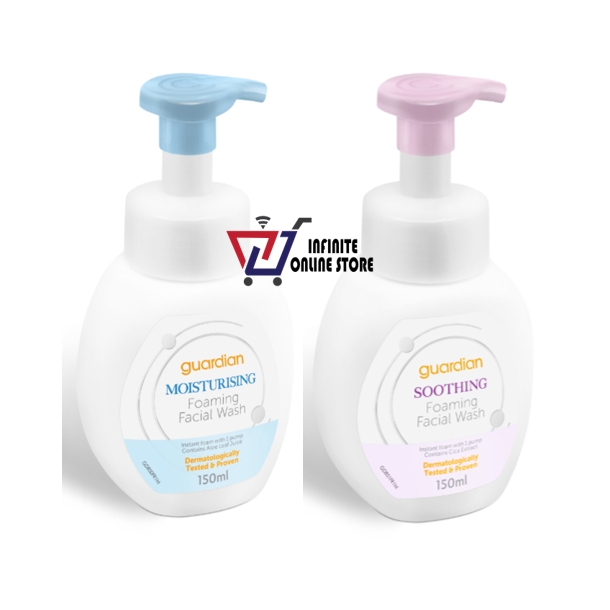 Guardian Foaming Facial Wash Cleanser (150ml) (Soothing / Moisturising
