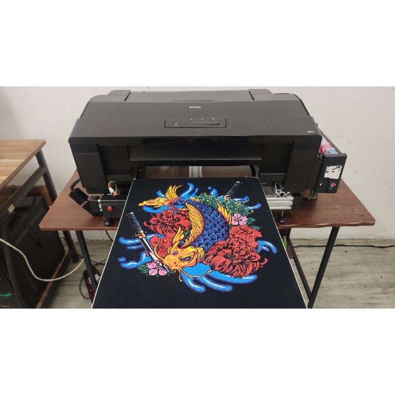 DTG PRINTER/service convert DTG/DTF basic epson L1800 Shopee Malaysia