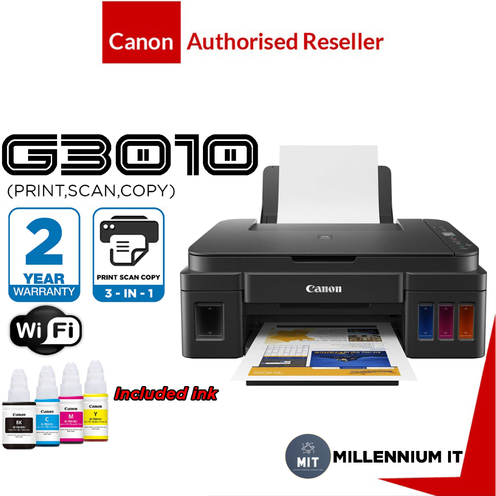 Canon Pixma G3010 All In One Wireless Printer With 1 Set Ink Shopee Malaysia 1994