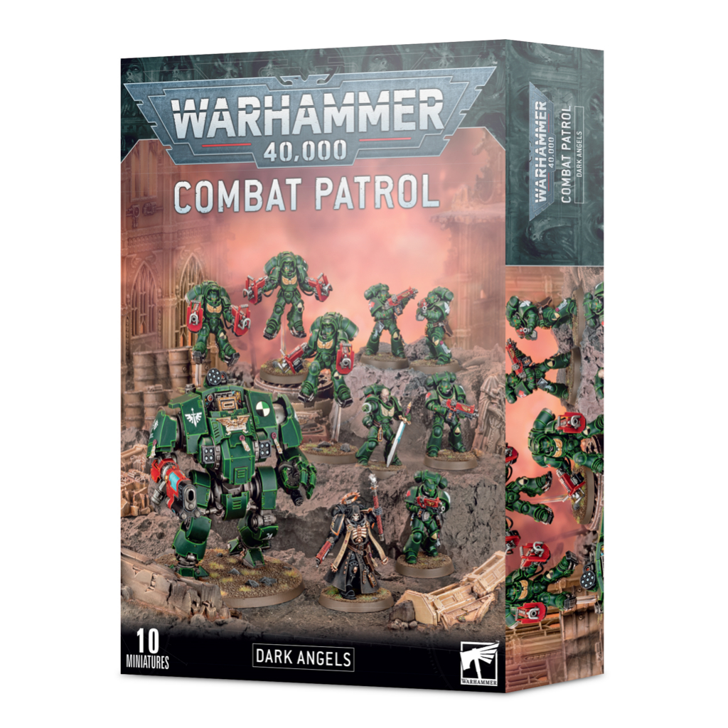 Warhammer 40K Space Marines Dark Angels Combat Patrol (10 Miniatures ...