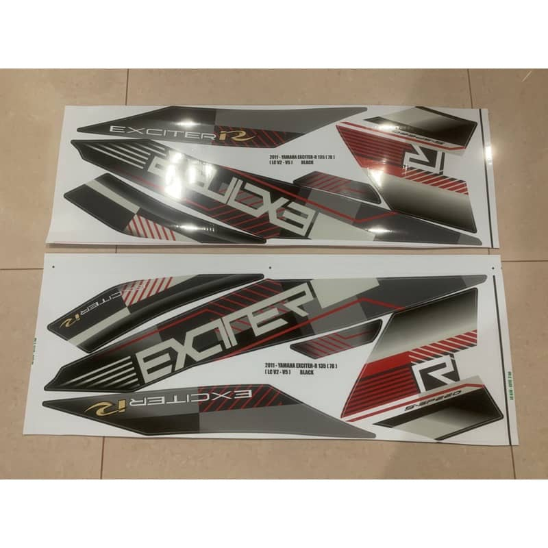 Yamaha LC 135 Sticker Exciter R Vietnam V2 V3 V4 V5 V6 V7 LC Stripe