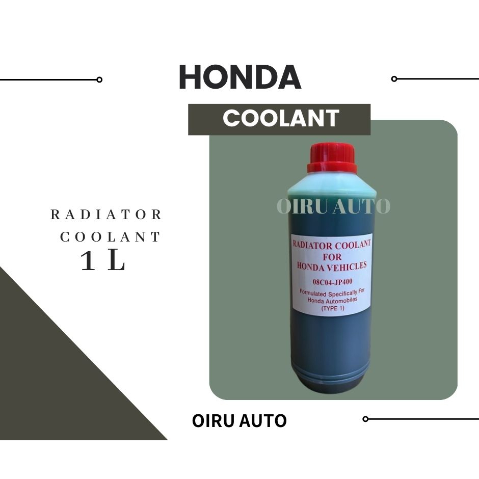 Honda Coolant Green 08C04JP400 1L Radiator Coolant Cecair Penyejuk