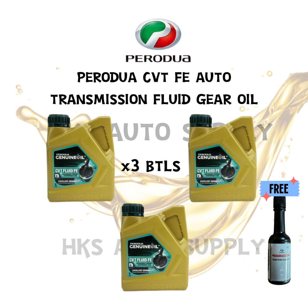 3 /4 BTL PERODUA CVT FE AUTO TRANSMISSION FLUID GEAR OIL GEAR MINYAK