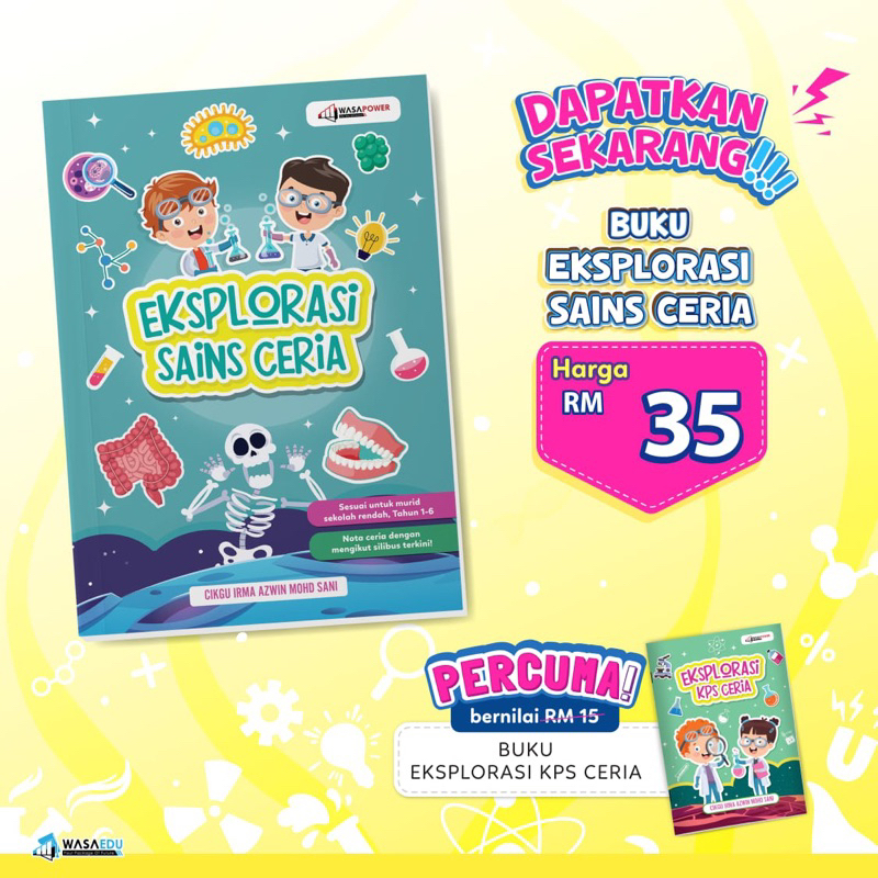 Eksplorasi Sains Ceria Tahun 1-6 Sekolah Rendah | Shopee Malaysia