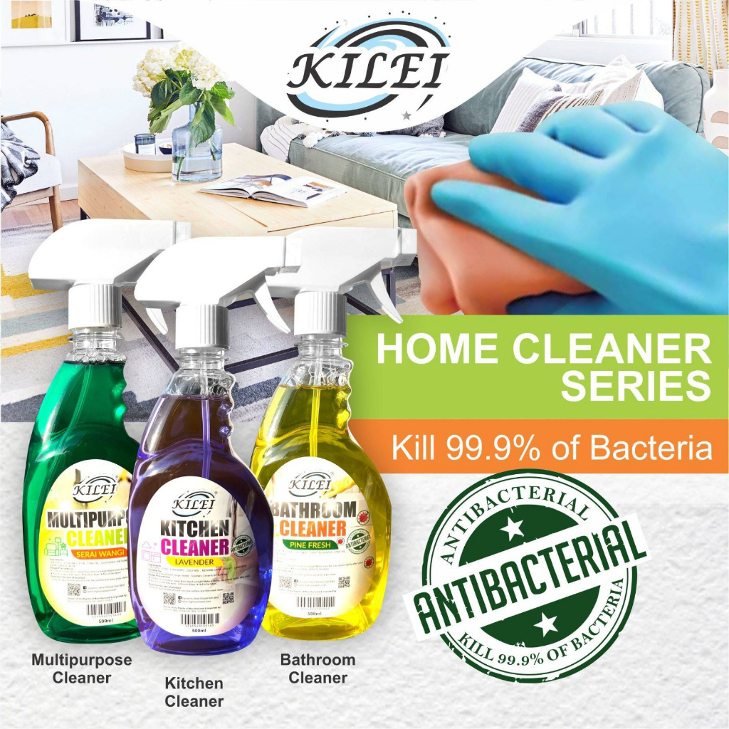 KILEI Home Cleaner Series 500ml - Multipurpose / Kitchen / Bathroom ...