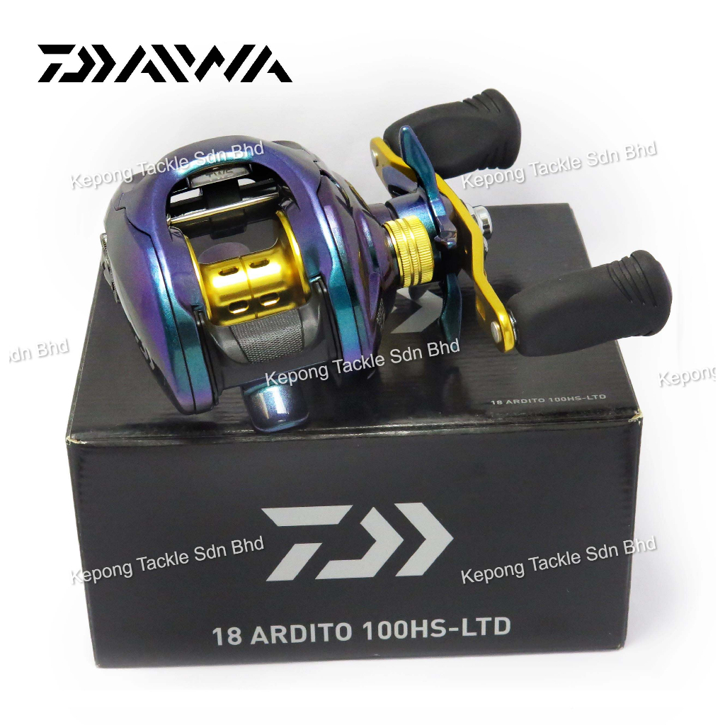 18 Daiwa Fishing reel ARDITO LTD Limited Ardito Ltd Reels 100HSL-LTD  100XSL-LTD 100XS WITH FREE GIFT Limited Edition