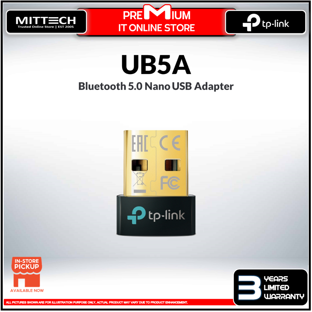 Tp-Link UB5A Bluetooth 5.0 Nano USB Adapter | Nano-Sized | USB 2.0 ...