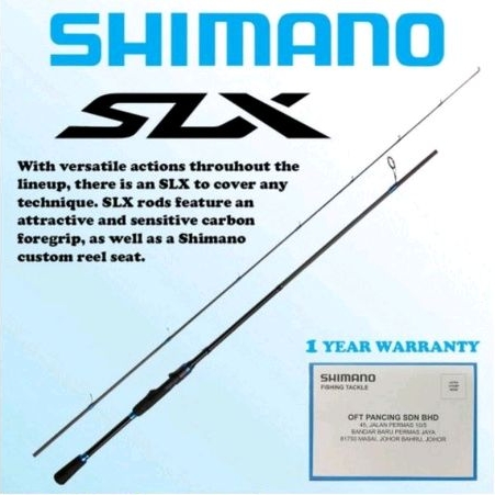 NEW SHIMANO SLX SPINNING 69M2, 70MH2 & CASTING 58ML, 510M, 60MH
