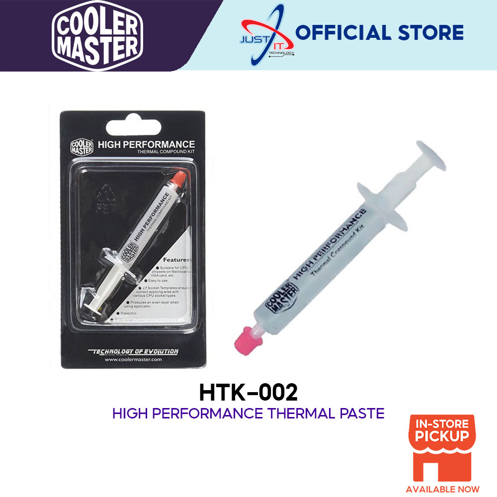 COOLER MASTER HTK002 HIGH PERFORMANCE THERMAL PASTE (HTK002U1