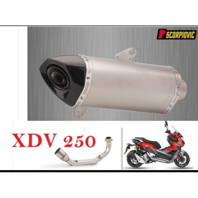 XDV 250 Exhaust Full and front section | Shopee Malaysia