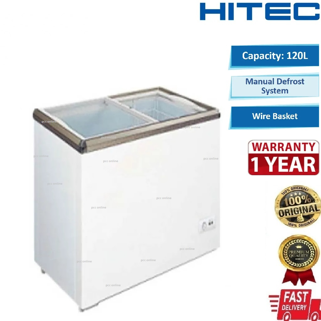 HITEC HFZC189GT Glass Top Freezer/Sliding Glass Door Ice Cream Freezer
