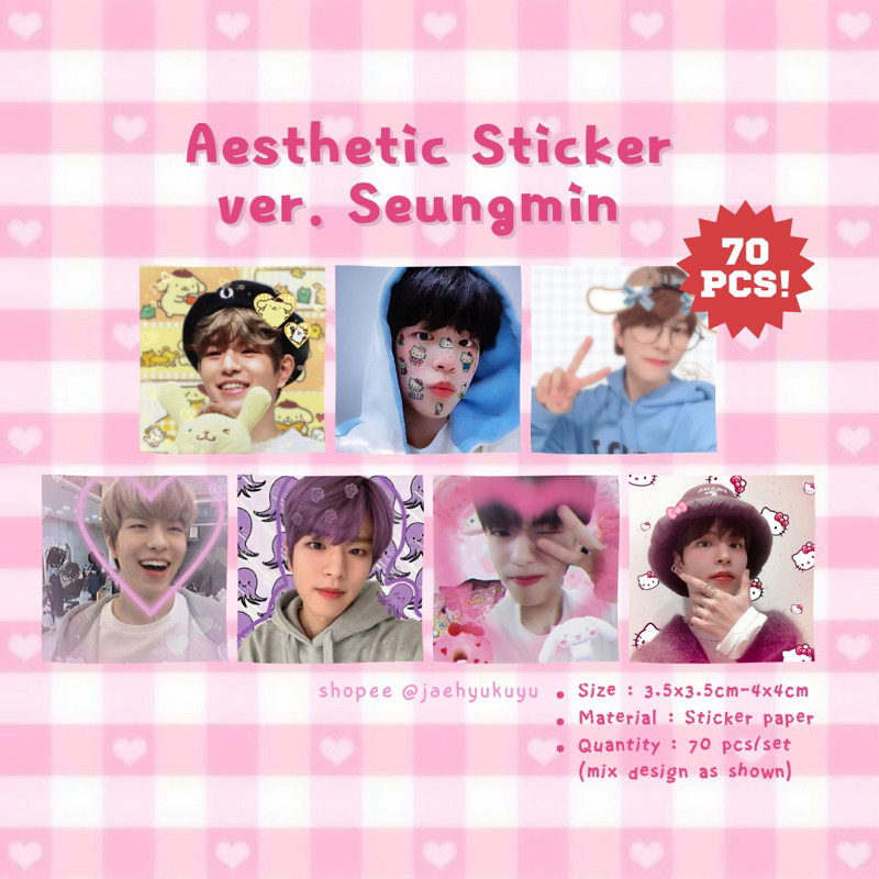 (P4) TXT Enhypen Stray kids Ateez P1Harmony Happy Mail Sticker ...