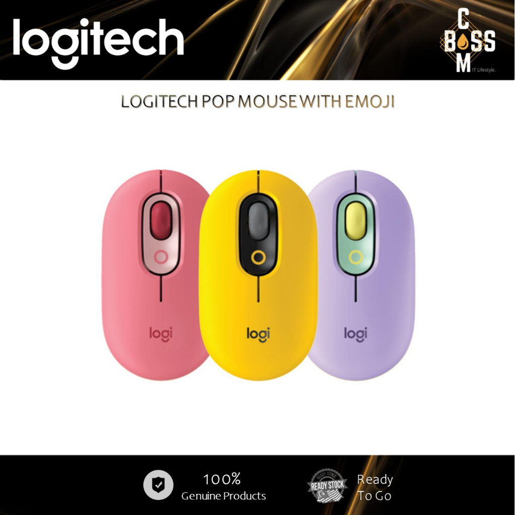 Logitech Pop Mouse With Emoji – Souris Emoji – IDSQ