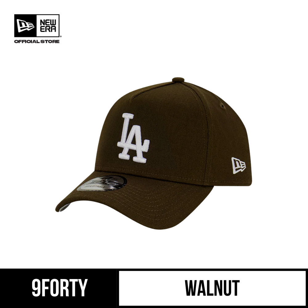 Cappellino New Era 9Forty A-Frame Snapback Los Angeles Dodgers, Beige, Taglia Unica, 100% Poliestere