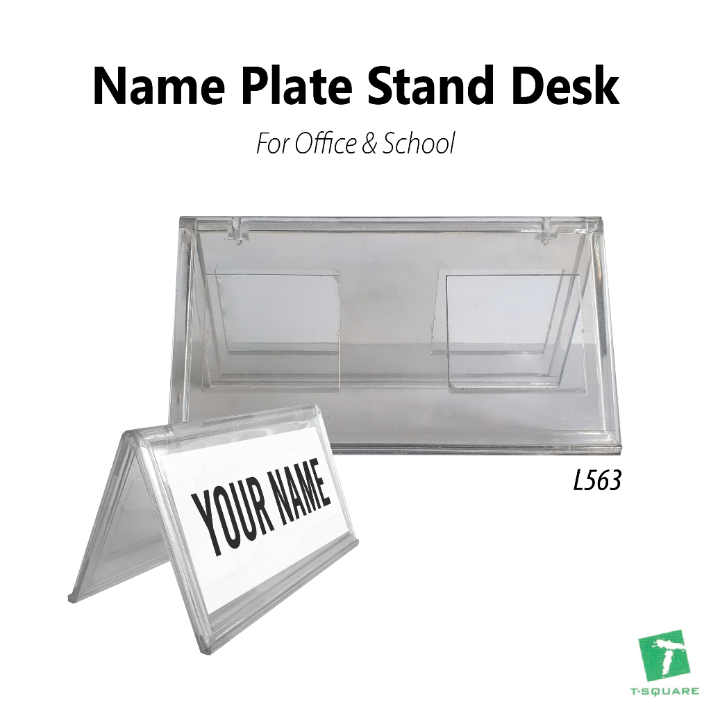 Name Plate Stand Desk Shopee Malaysia