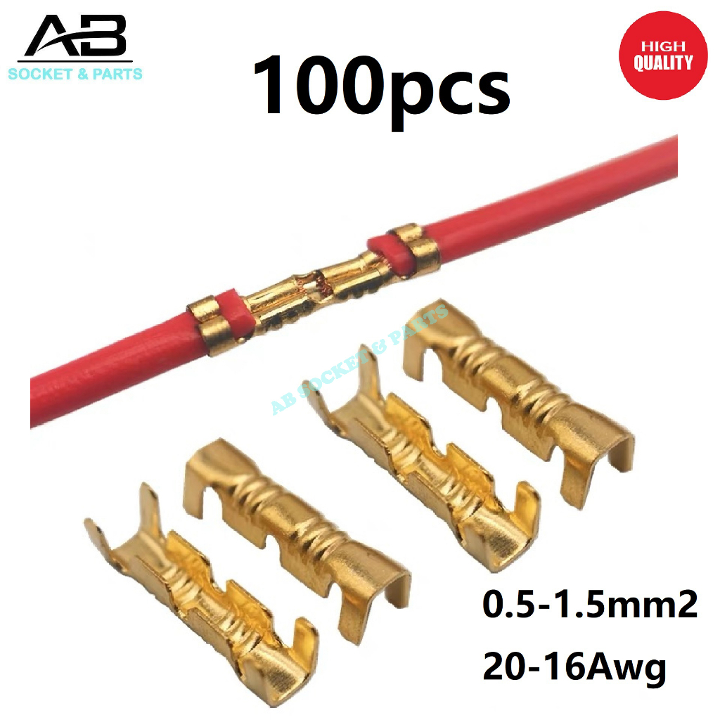 U Type Copper Brass Terminal Clip (100Pcs) | Shopee Malaysia