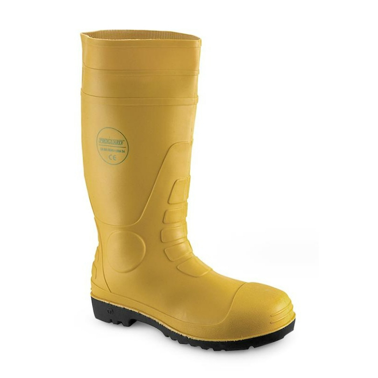 PROGUARD SAFETY WELLINGTON RAIN BOOT (YELLOW / BLACK) | Shopee Malaysia