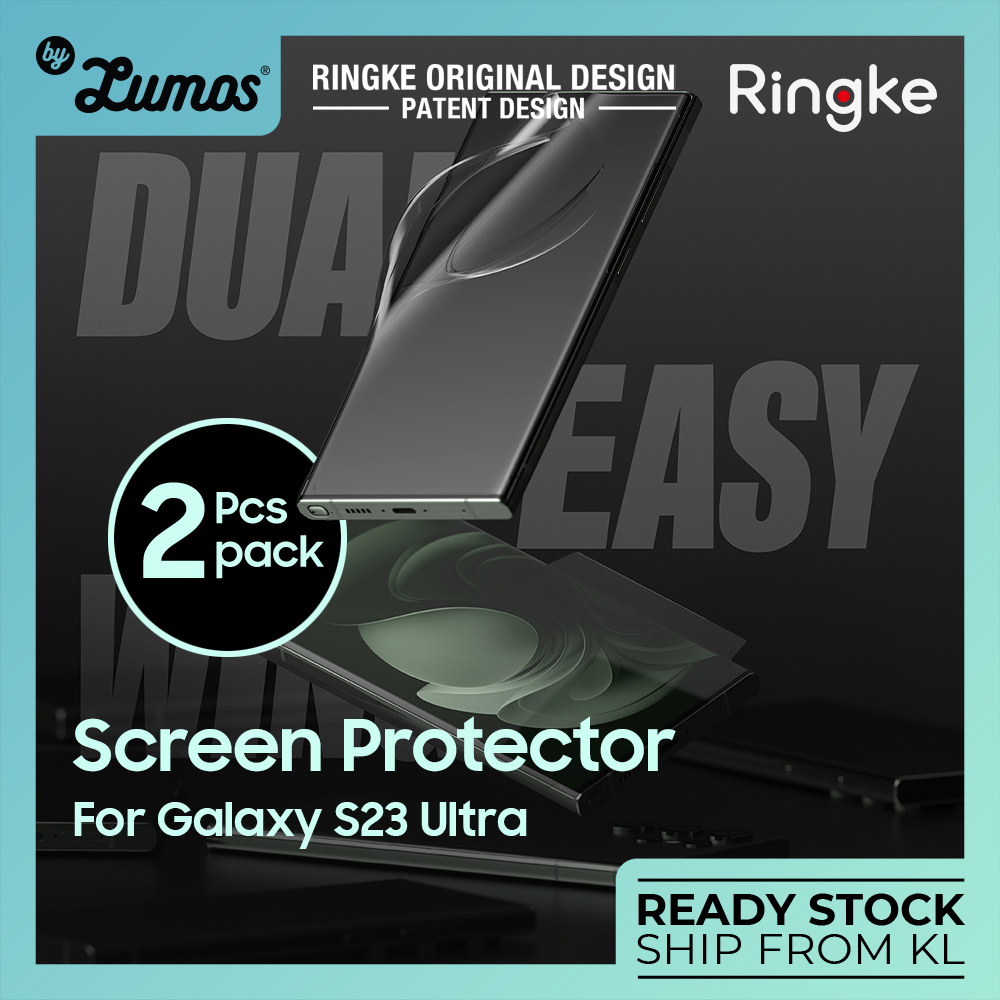 Ringke Dual Easy Wing Screen Protector for Samsung Galaxy S23 Ultra ...
