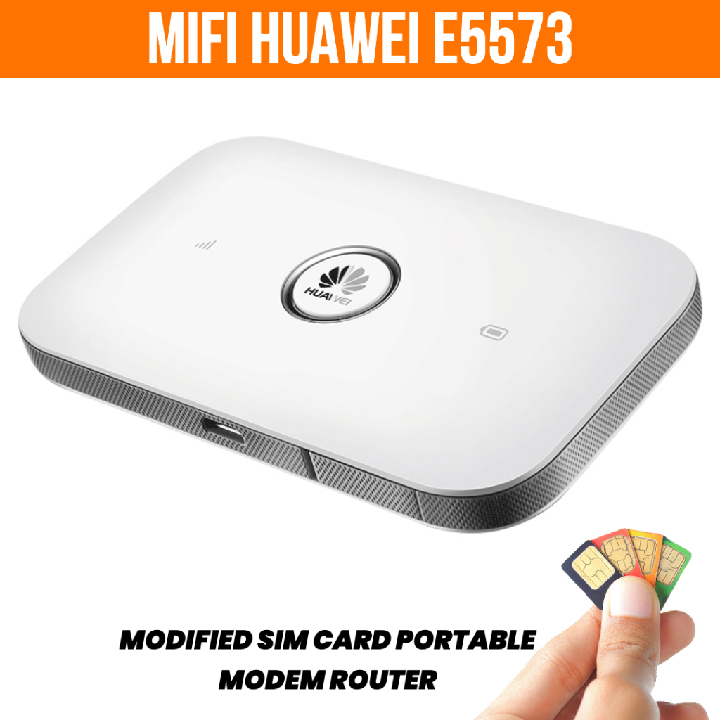 ⚡Free Shipping 🇲🇾⚡ Modified HUAWEI E5573 4G LTE Modem Unlimited WiFi Pocket WiFi Modem WiFi Sim | Shopee Malaysia