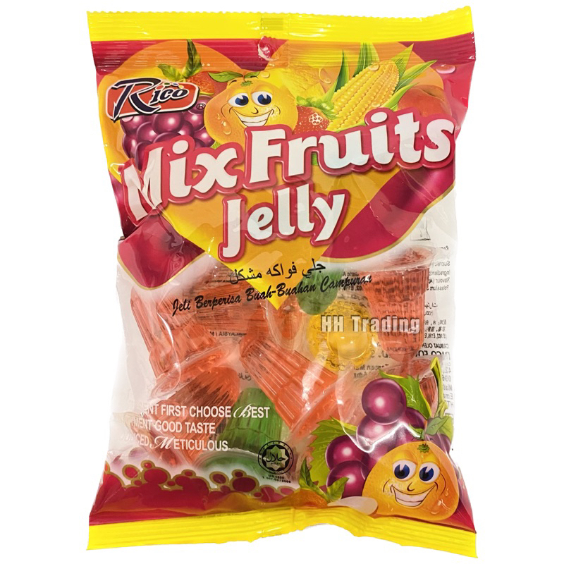250g RICO MIX FRUITS JELLY CUP / ASSORTED FRUITS FLAVOURED Shopee