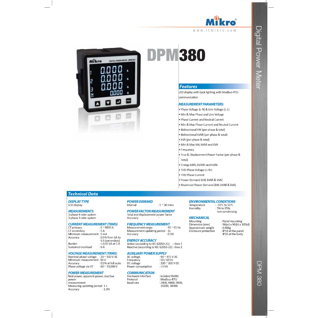 MIKRO DIGITAL POWER METER Shopee Malaysia