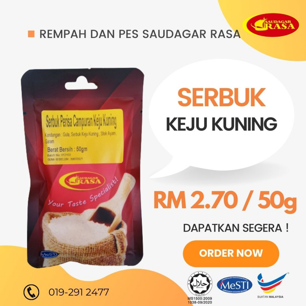 [READY STOCK] SERBUK CAMPURAN CHEESE KUNING | Shopee Malaysia