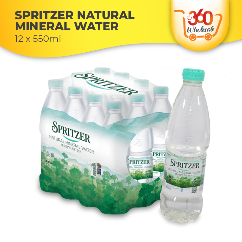 SPRITZER MINERAL WATER - SHRINK PACK - 12 X 550ML | Shopee Malaysia