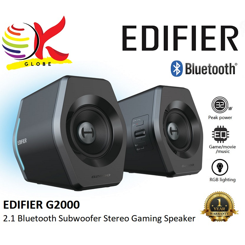 EDIFIER G2000 / G1500 2.1 WIRELESS BLUETOOTH SUBWOOFER STEREO SPEAKER