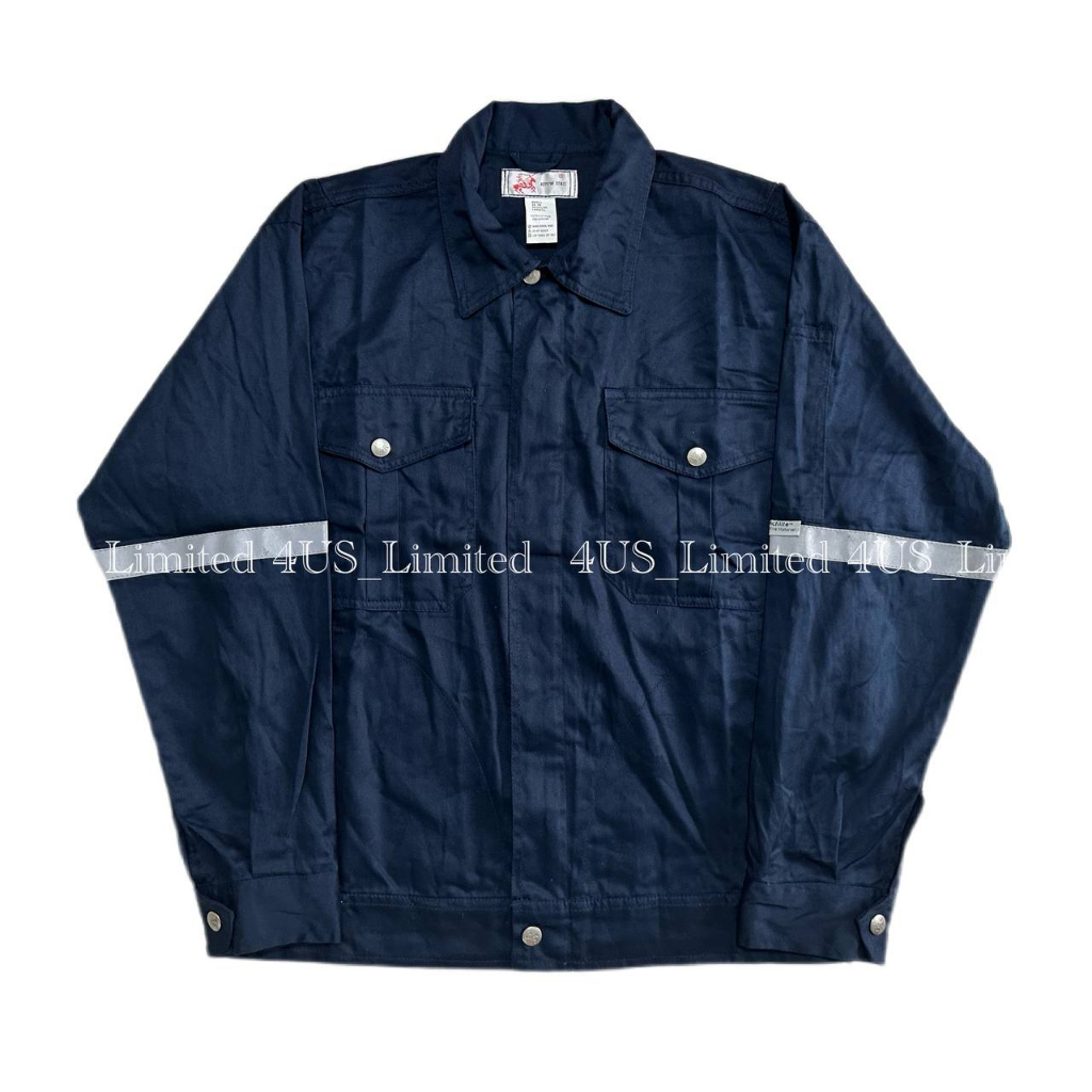 ARROWMAN 100% PRESHRUNK COTTON WORKING JACKET & PANTS NAVY BLUE | PPE ...