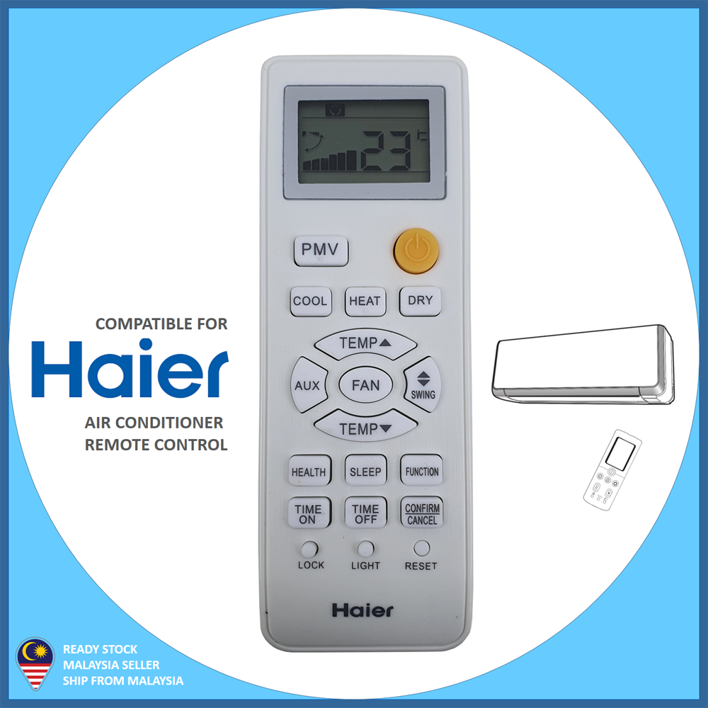 HAIER AIR COND REMOTE CONTROL REPLACEMENT COMPATIBLE Shopee Malaysia