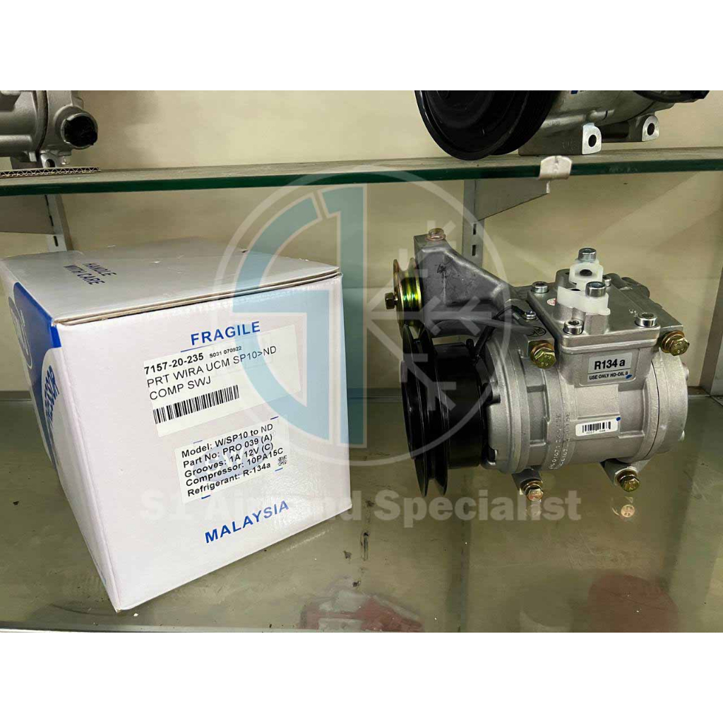 Proton Wira Satria Iswara 1.3 1.5 UCM SP10 to ND Aircond Compressor ...