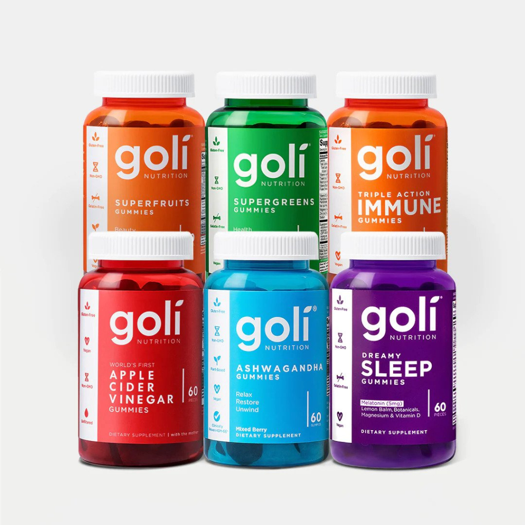 GOLI Gummy Apple Cider Vinegar Gummy 60s from USA Weight Loss Enhances